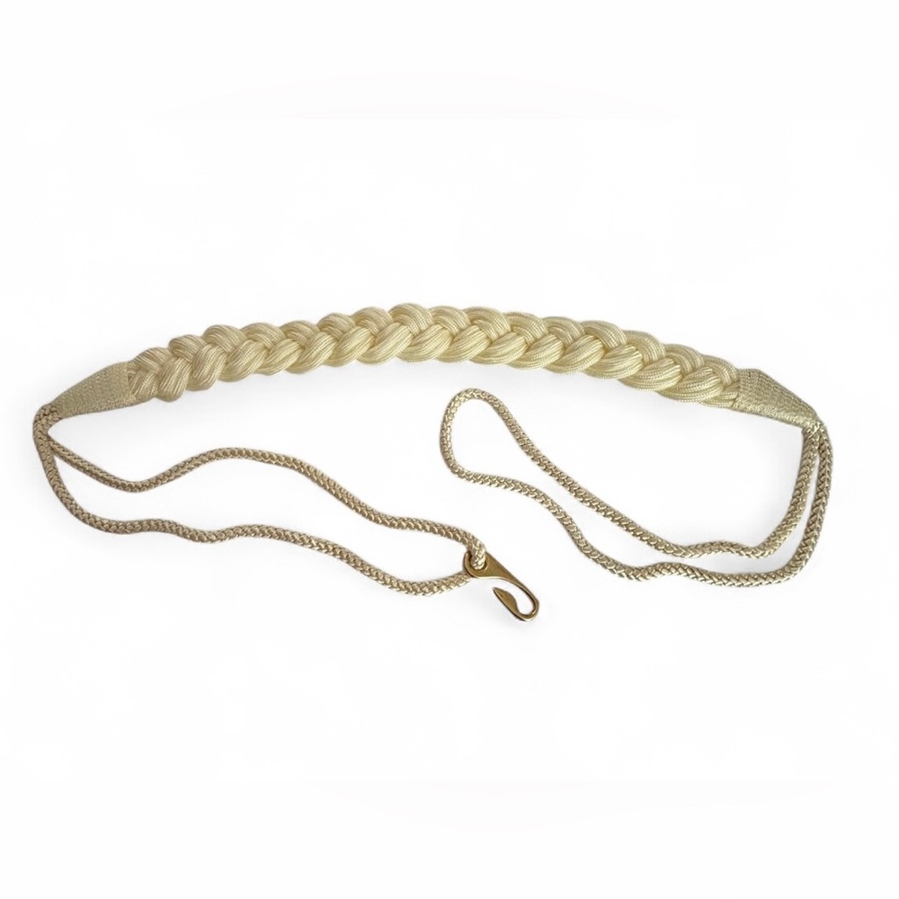 Vintage braided self tie